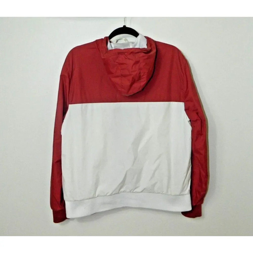 Campus Drive USC Trojans Jacket Size  Medium Burgundy White‎ Vintage Full Zip